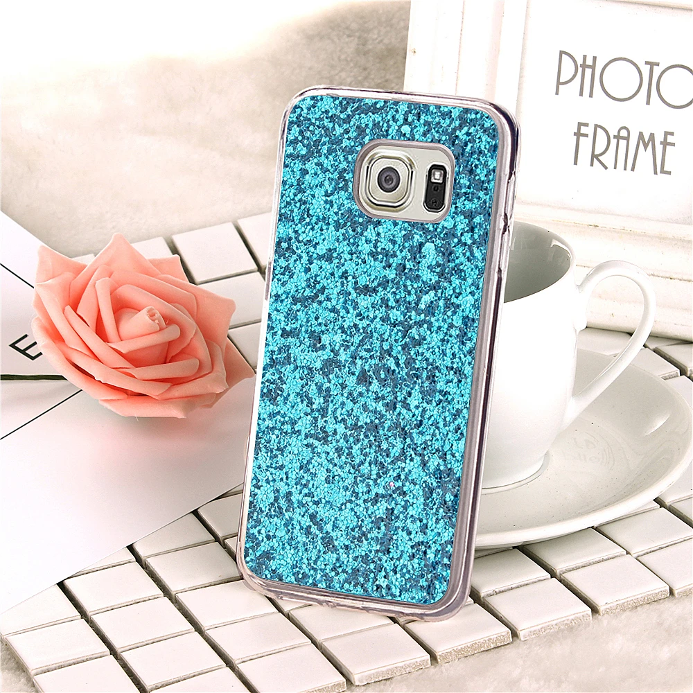 szHAIyu Colorful Dynamic Glitter Phone Case For Samsung Galaxy S6 Case