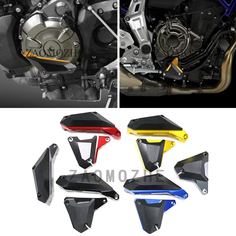 

Motorcycle Accessories CNC Aluminum Left Right Engine Slider Crash Pads Protectors For Yamaha MT07 MT-07 FZ-07 2014 2015 2016