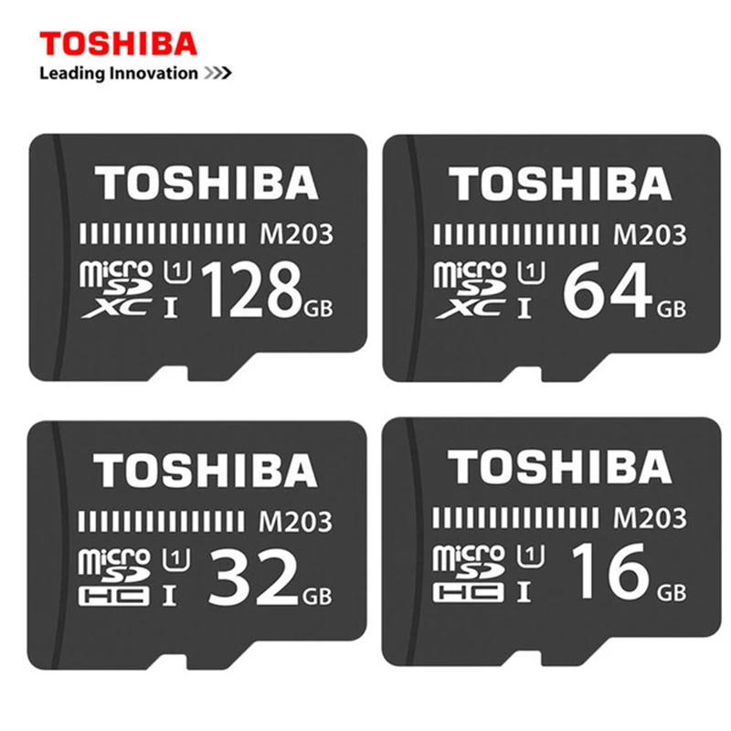 Дешевый Toshiba m203 Micro SD Card 128 GB 64 GB SDXC Class 10 UHS I U1 карты памяти SDHC 16 GB 32 GB TF microsd Micro SD карты 100 м с