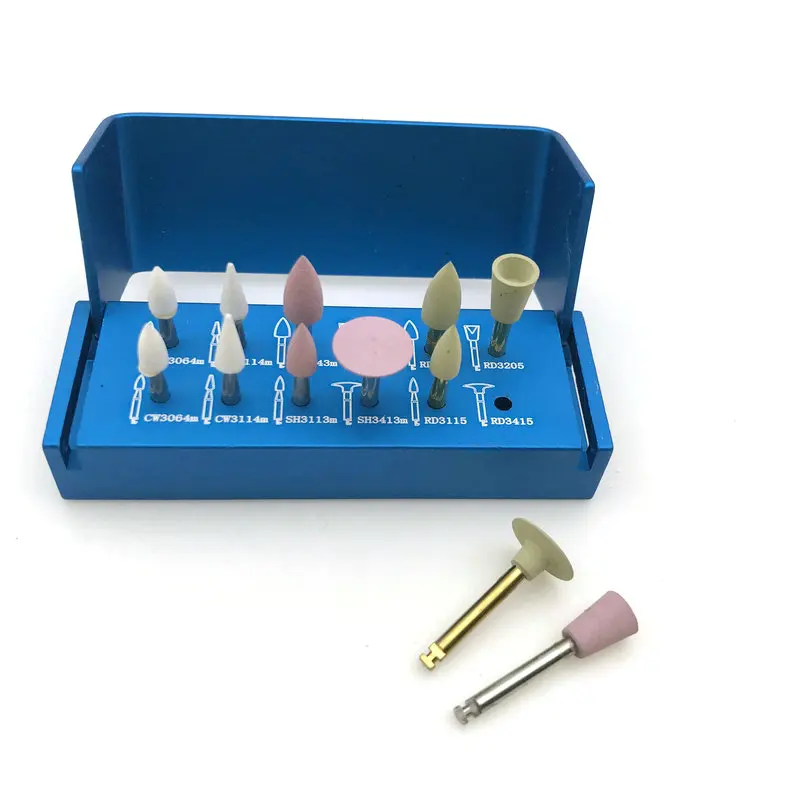 Стоматологический фарфоровый набор для клиник низкая скорость против угол Отбеливание зубов Гигиена полости рта Алмазные полировальные машины RA2112
