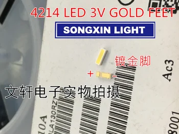 

50PCS XIASONGXIN LIGHT TV Application LED Backlight Middle Power LED 0.4W 3V 4214 Light Beads Cool white LCD Backlight for TV