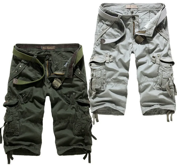 Мужские шорты Карго Masculina de marca мужские повседневные мужские шорты Карго Camo cargo Шорты, военный камуфляж шорты