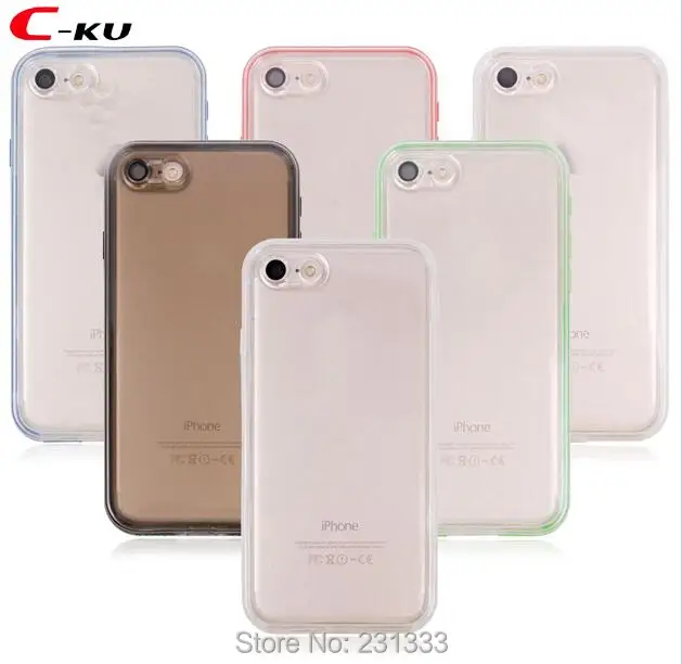 C ku для Iphone 8 7 PLUS I7 6 6S Водонепроницаемый Мягкий ТПУ чехол подводного погружения