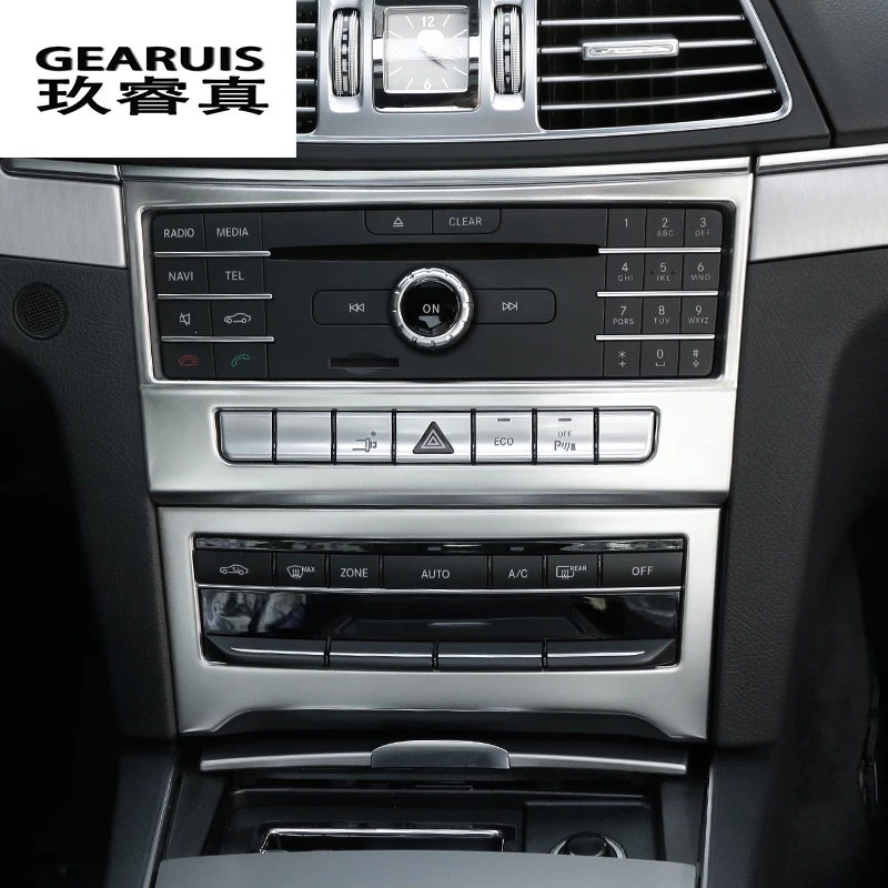 Us 19 58 11 Off Car Styling Interior Air Conditioning Cd Panel Decoration Cover Trim For Mercedes Benz E Class Coupe W207 C207 Auto Accessories In