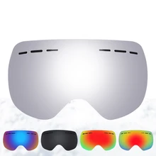 Лыжные очки с двойными линзами UV400 Анти-противотуманные лыжные очки снежные Лыжные Сноуборд мотокросс очки Лыжные маски или очки