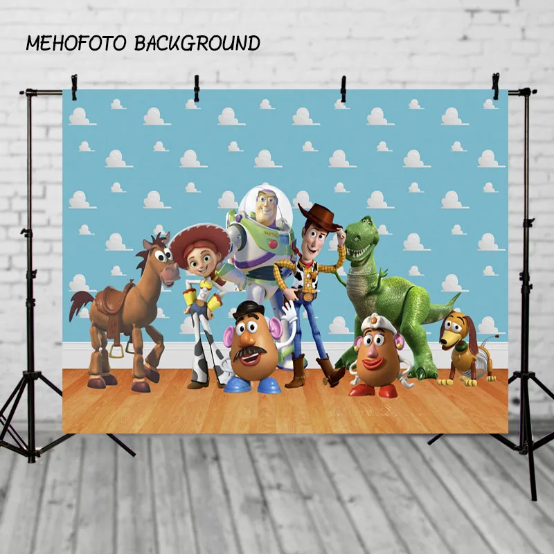 

Fairy Tale World Vinyl Customized Children Birthday Party Stage Backdrops for Photography Studio Baby Shower Party Decoration