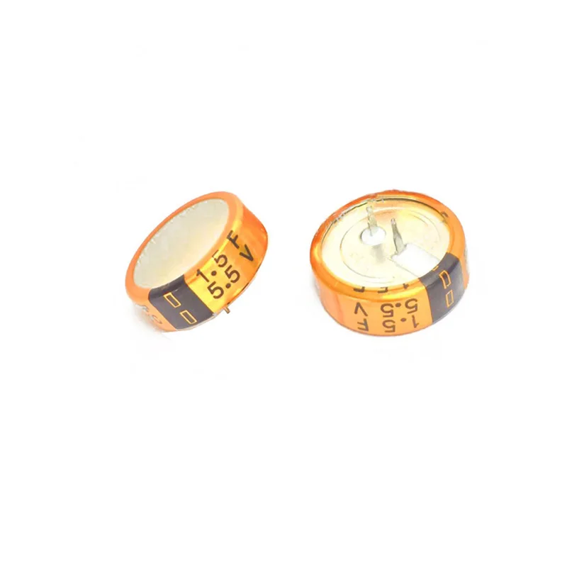3 шт./лот супер фарадный конденсатор с алюминиевой крышкой, 5,5 V 1.5F TypeC DCL5R5155C