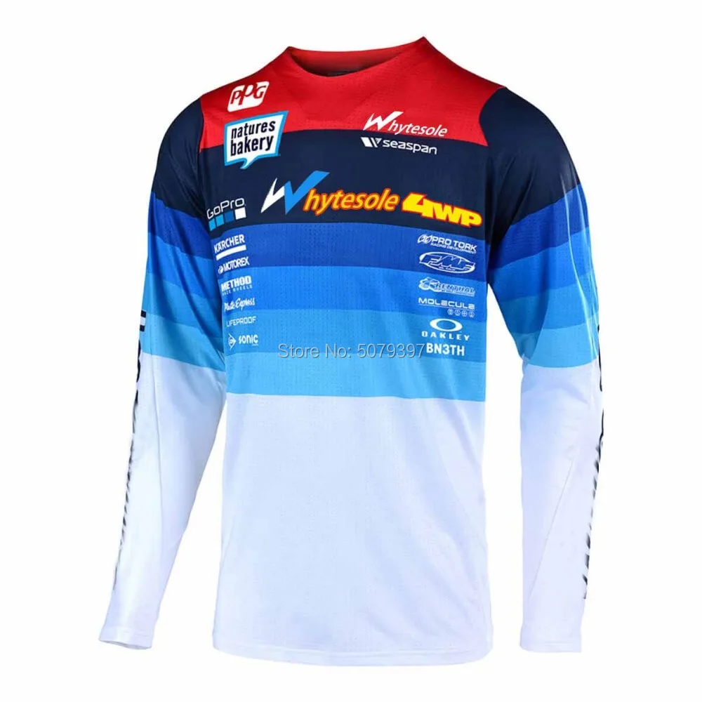 moto cross Jersey bmx для мужчин mtb jersey для горного велоспорта MX для горного велосипеда DH maillot ciclismo Jersey быстросохнущая Джерси