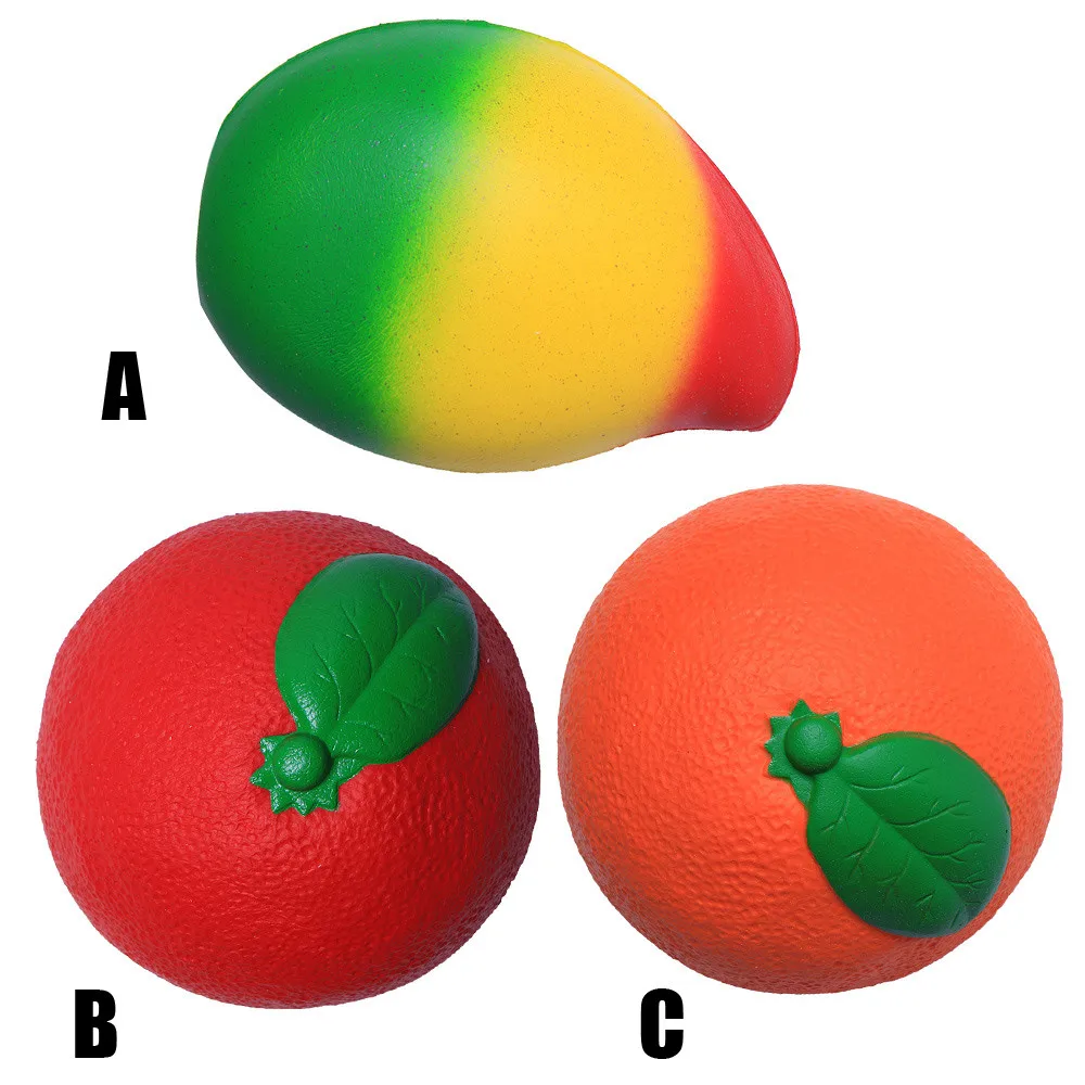 2019 имитация свежих фруктов супер медленно поднимающийся ароматизированный снимает стресс игрушка сжимает детские игрушки для взрослых