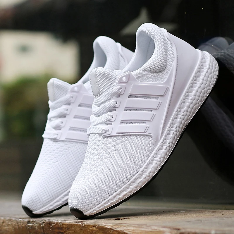 womens white trainers running