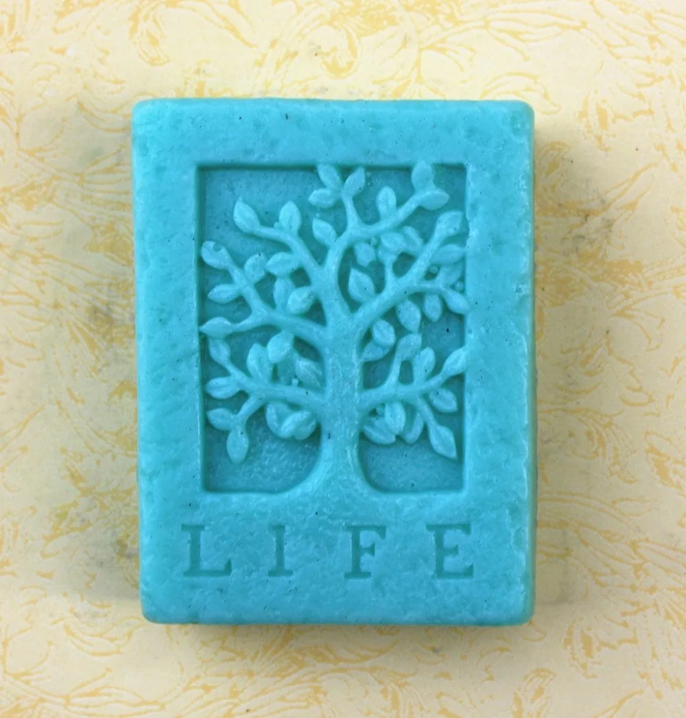 LIFE tree Craft Art Silicone Soap Mold Craft DIY Mold Handmade Soap