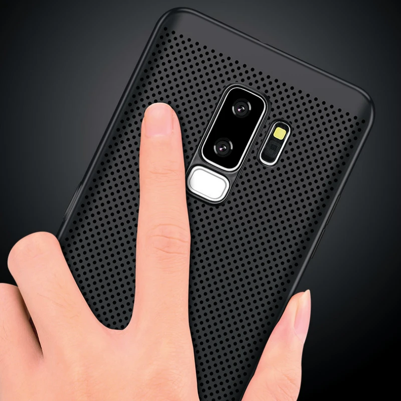 2019 Новый чехол для samsung Galaxy S10 Lite Plus PC phone Case S8 plus S9 NOTE 9 8 дышащий охлаждающий