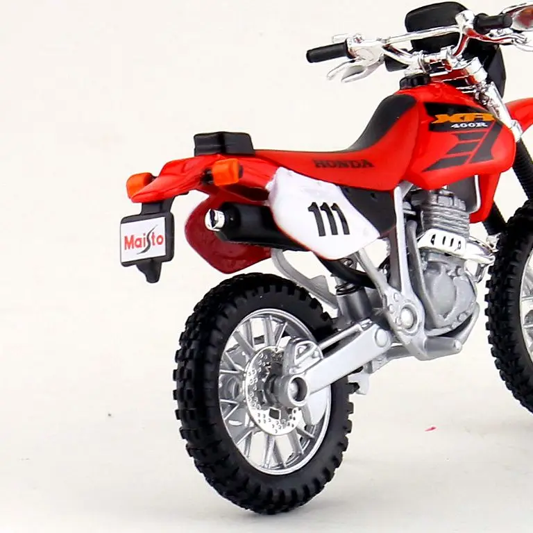 Maisto/1:18 весы/литая модель мотоцикла Игрушка/Honda XR400R Суперкросс модель/нежный подарок или игрушка/воротник/для детей