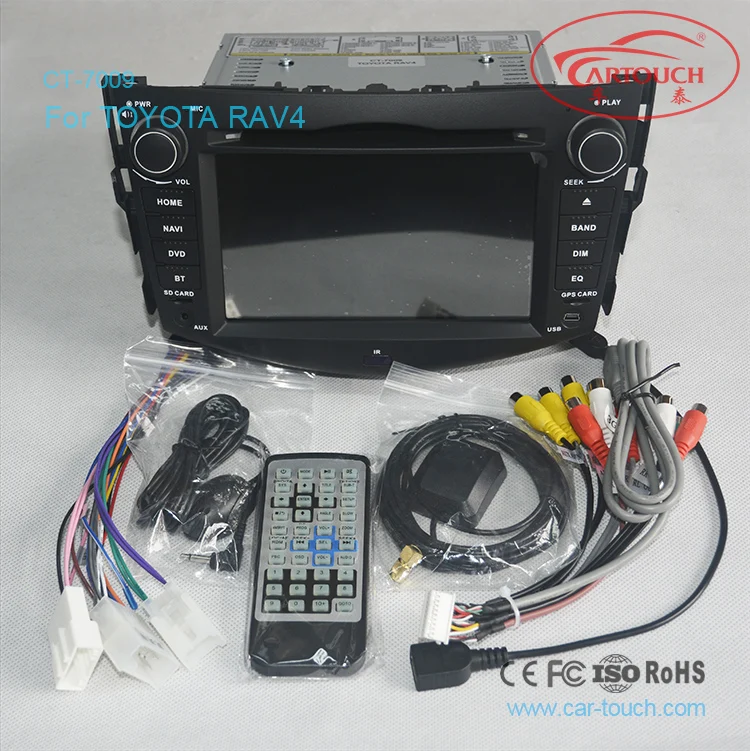 Clearance Cartouch 2Din 7inch Car DVD Player for TOYOTA RAV4 2008~2012 Car Stereo GPS Navigation Bluetooth iPod Radio FM AM RDS Free Map 4