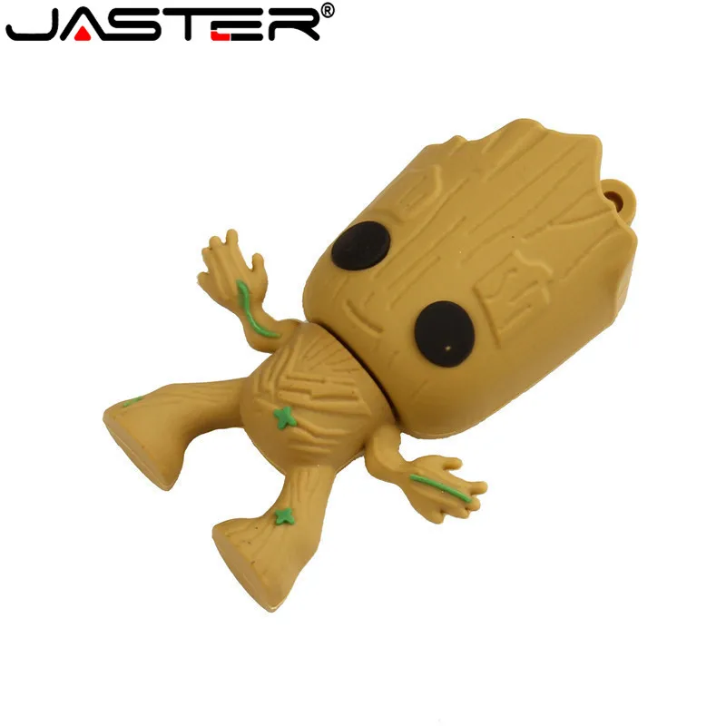 Креативные Мультяшные Usb флеш-накопители Groot стражи Галактики модный флеш-накопитель 4 ГБ 8 ГБ 16 ГБ 64 Гб карта памяти Флешка 32 Гб