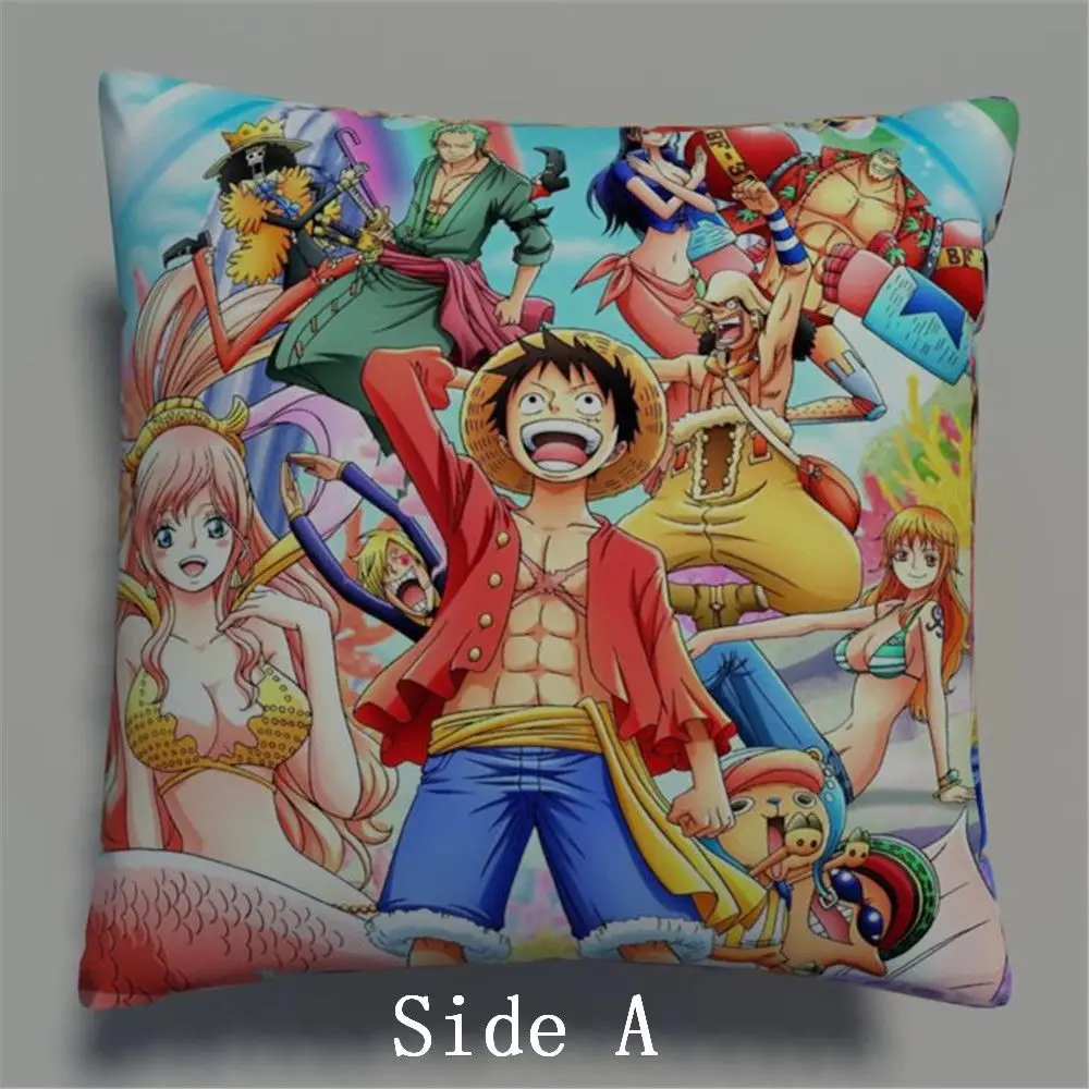 One Piece Anime Two Side Pillowcases Hugging Pillow Cushion Case Cover Otaku Cosplay Gift New