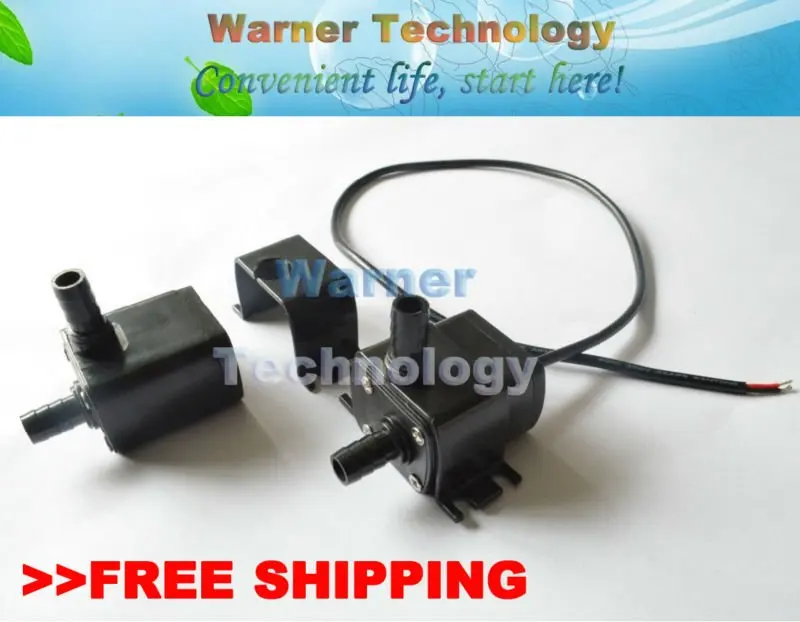 

4pcs 12V mini brushless dc submersible pump max head 3m, low noise, fit for aquarium, fountain, garden pumping or cooling app.