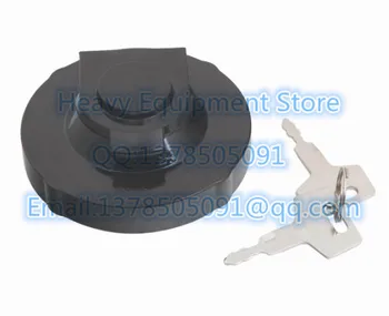 Fuel Diesel Cap with 2 Key For Takeuchi Excavator Track Loader 1552100500 15521-00500 15521-01200 Fuel Neck Strainer
