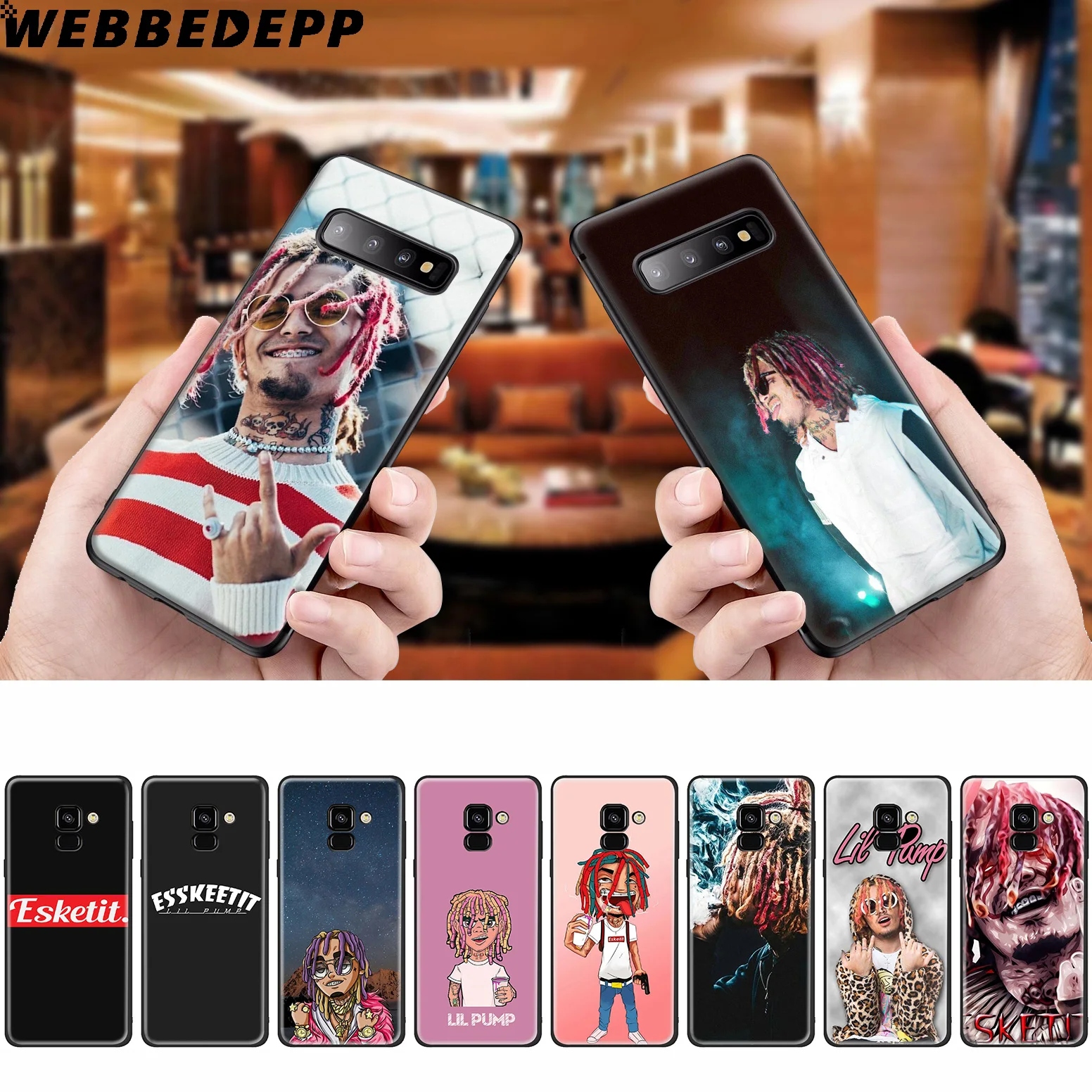 WEBBEDEPP Lil насос силиконовый чехол для Samsung Galaxy A3 A5 A6 A7 A8 A9 A10 A20 A30 A40 A50 A70 M10 M20 M30 |