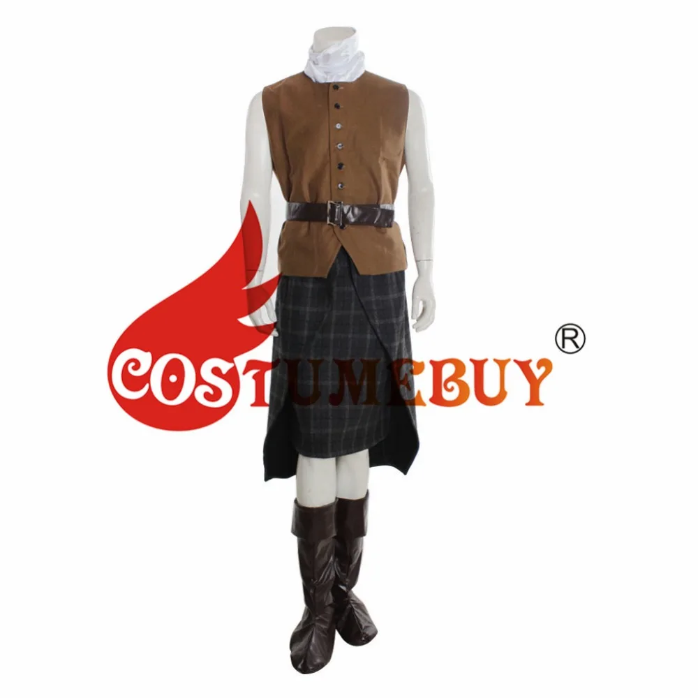 CostumeBuy Outlander Клэр Рэндалл Косплей Costme Outlander Джейми Фрэйзер сезон Один костюм мужской костюм для Хэллоуина любой размер L920