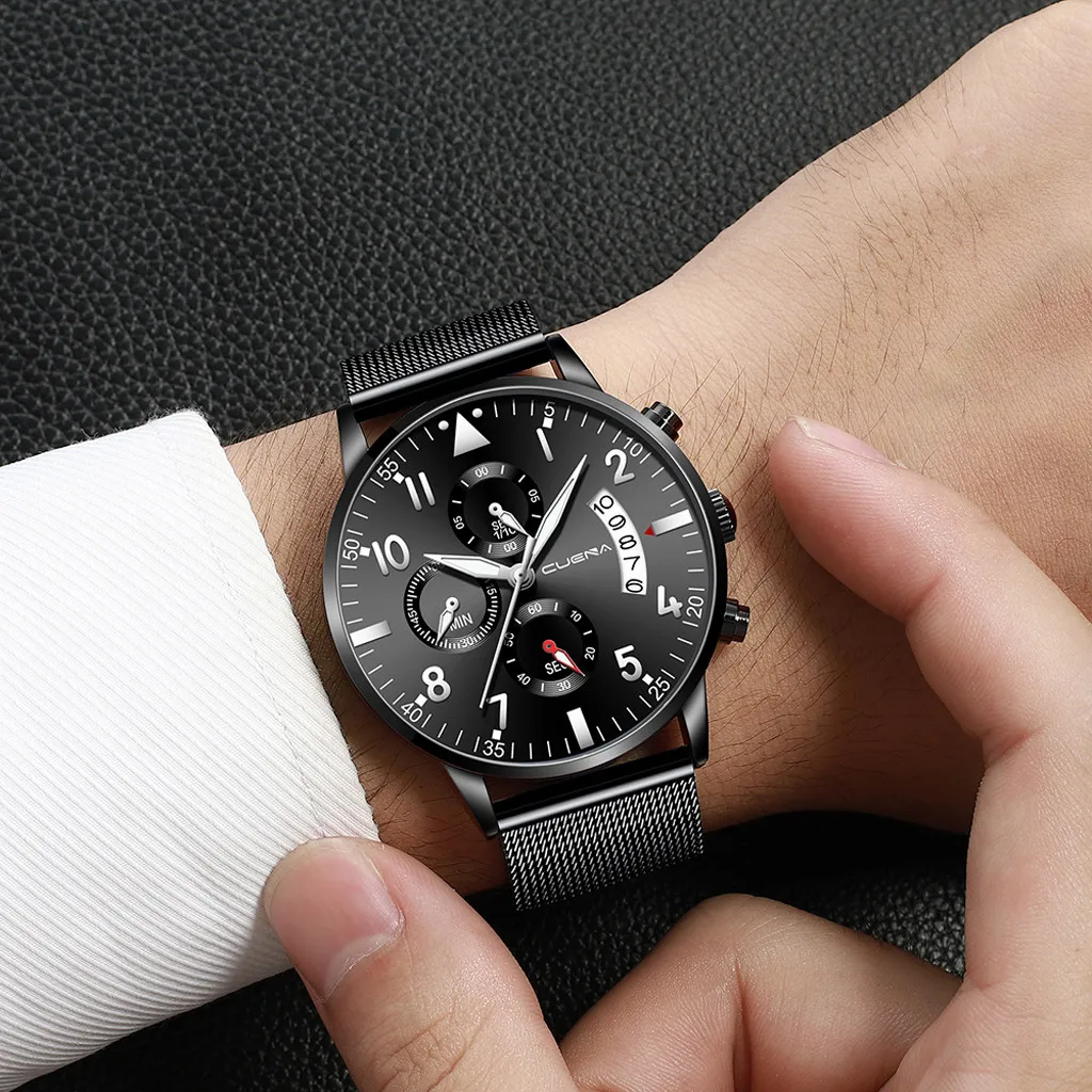 

Mens Watches Top Brand Luxury Men Stainless Steel Luxury Military Analog Sport Quartz Mens Wrist Watch Reloj Hombre 2019 #10