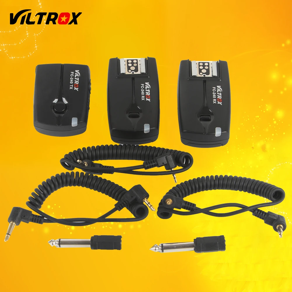 Беспроводная студийная стробоскопическая вспышка Viltrox с триггером для камеры + 2