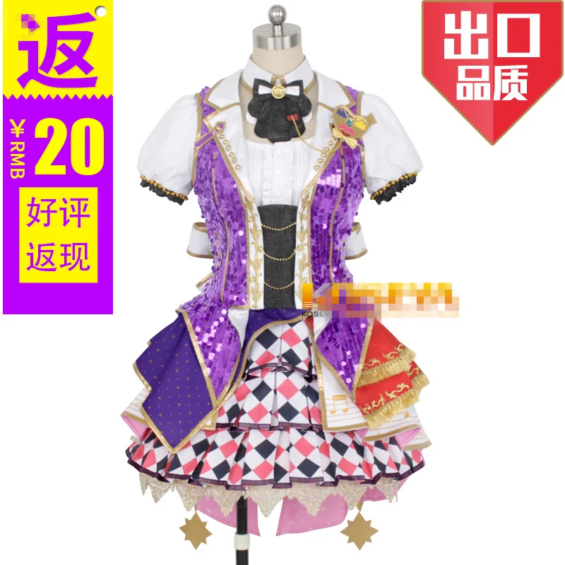 

The IDOLM@STER Shibuya Rin Shimamura Uzuki Mio 2nd Anniversary Uniforms Cosplay Costume Free Shipping