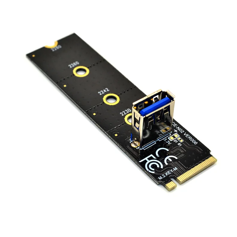 M.2 NGFF к PCI E X16 слот для передачи карты майнинга подъемный удлинитель адаптер w Molex