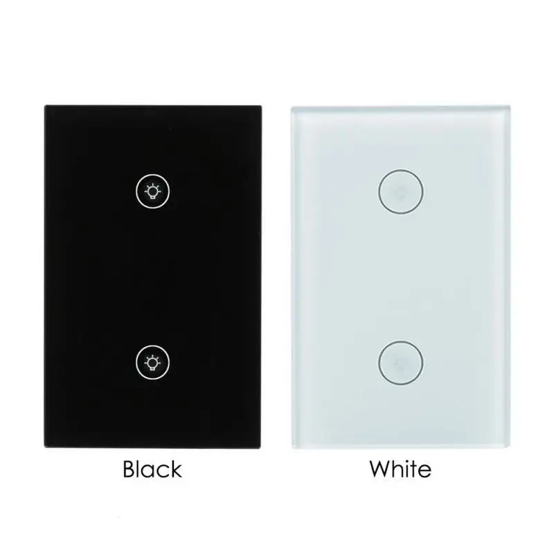 

LEMAIC Wireless UK Plug Smart Switch WiFi Switch Touch Panel Smart Scene Switch Work with Control Alexa Google Home Smart