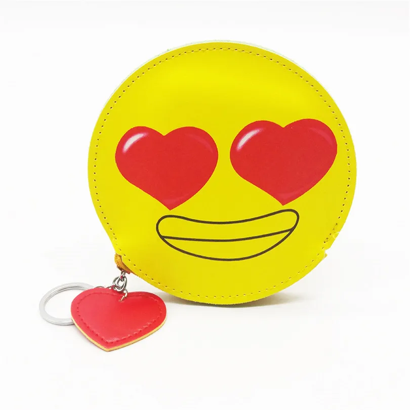 6 Emoji Smile Face Purses Birthday Party Favors Gifts Expression Characters EY