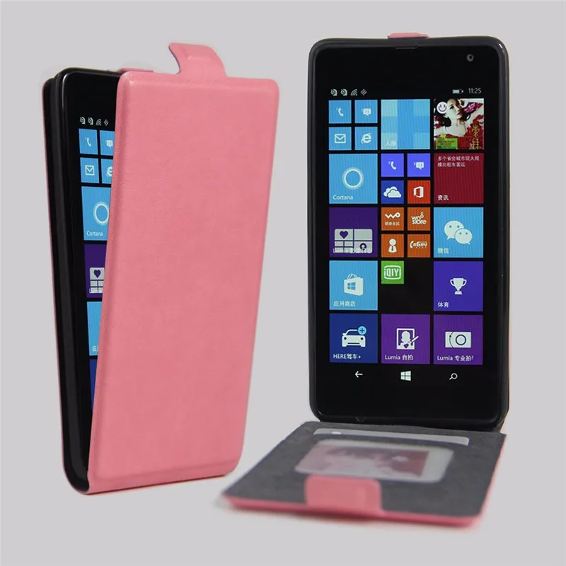 For Lumia 535 Case Luxury Wallet PU Leather Back Cover Case For Microsoft Nokia Lumia 535 Case Flip Phone Protective Bag Skin (33)