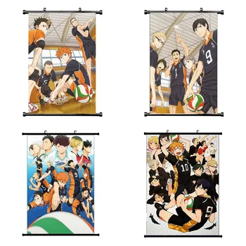 

1 Pcs Haikyuu Anime Manga Wall Poster Scroll Home Decoration Wall Art