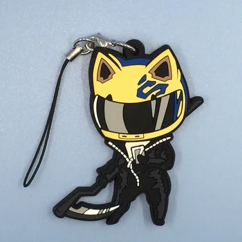

1PCS Durarara Capsule Rubber Mascot Celty Sturluson Charm Strap