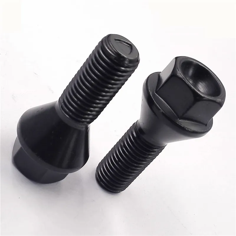 Болты с наконечником колеса M14 * 1 25 для BMW X5 E70 X6 E71 E72 F01 F02 F03 F07 F10 F11 F12 X3 F25 F13 F06 F20 F30 F21