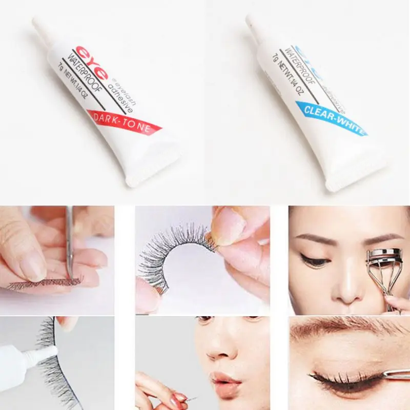 Women Beauty Makeup False Eyelashes Makeup Adhesive Waterproof Eye Lash
