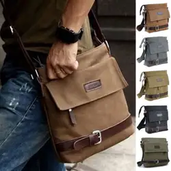 Для мужчин парусиновая сумка-мессенджер сумка дорожная сумка Crossbody сумки удобства сумка для хранения