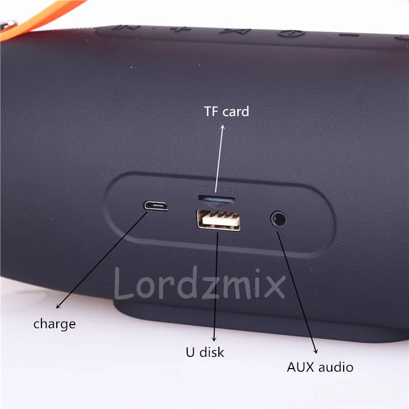 Bluetooth speaker Wireless Portable Outdoor loudSpeaker Radio sports Soundbar support TF FM music Boombox for phone lordzmix (6) - 