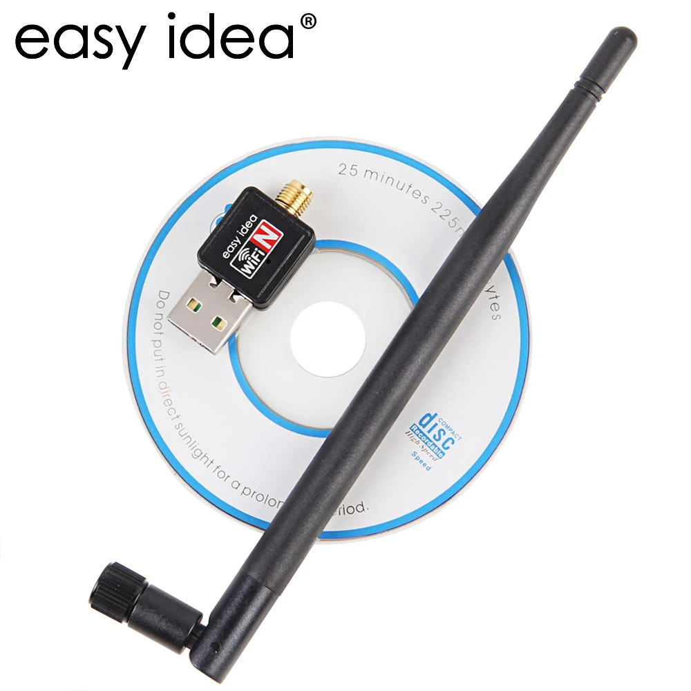 

Mini Wireless Wifi Adapter 150Mbps USB Wifi Receiver 5db External Network Card High Speed Adapter With Removable Antenna