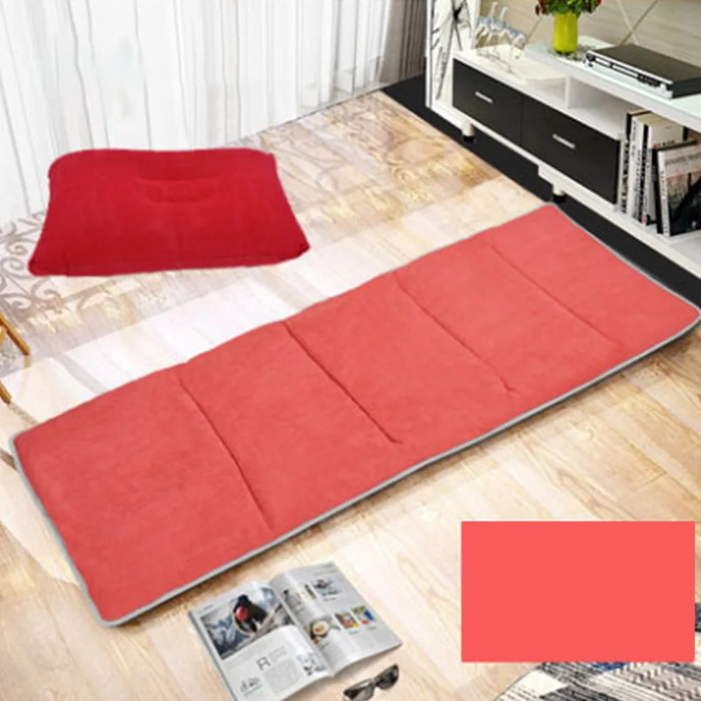 Folding Moisture Proof Mattress With Inflatable Pillow Cushion