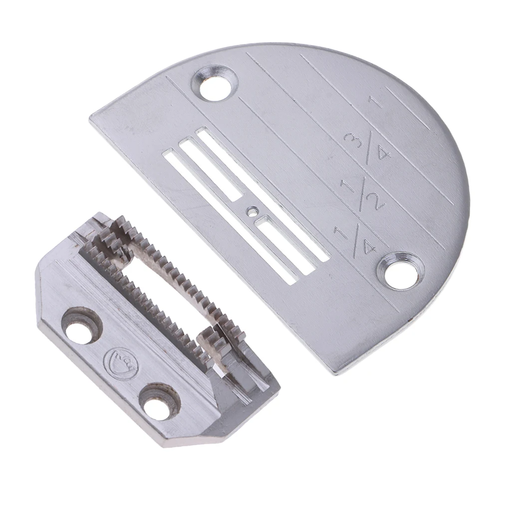 E14 Needle Plate & Feed Dog Set For Industrial Lockstitch/Single Needle Sewing Machine