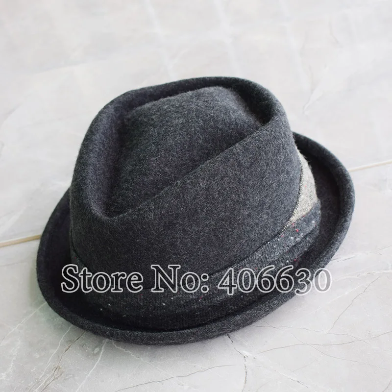 Зимние высококачественные мужские шерстяные фетровые шляпы Chapeu Masculino Панама мягкая фетровая шляпа в джазовом стиле шляпы PWFE046