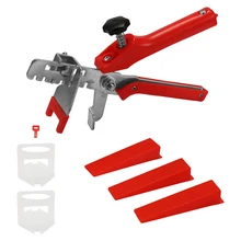 Точный с клипсой и клиновидной напольной стеной Ровнитель ПВХ Распорки строительный инструмент плитка выравнивание плоскогубцы для плитки установка