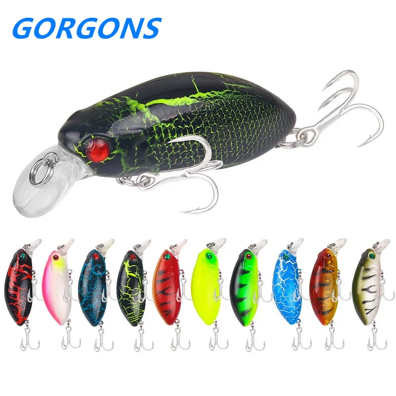 1 шт. искусственная приманка Реалистичная кожа 11 г 6 см Crankbait рыболовная приманка погружающаяся вобблеры Карп Рыбалка на щуку приманка для рыбы