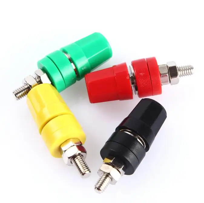

connector Banana plugs, sockets, banana sockets, 4mm speakers, terminals, junction boxes, copper, high current, 15A