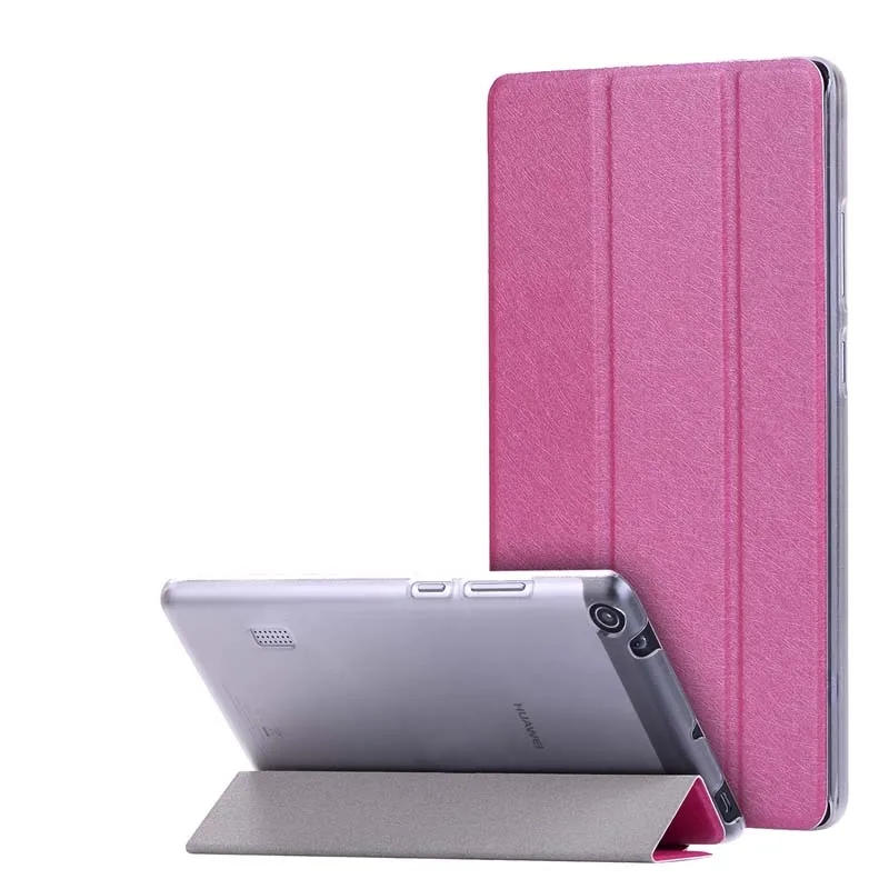 Вращающийся на 360 Градусов Кожаный чехол-книжка с подставкой для huawei MediaPad T3 7, Wi-Fi BG2-W09, 7,0 дюймов, чехол для планшета - Цвет: silk case