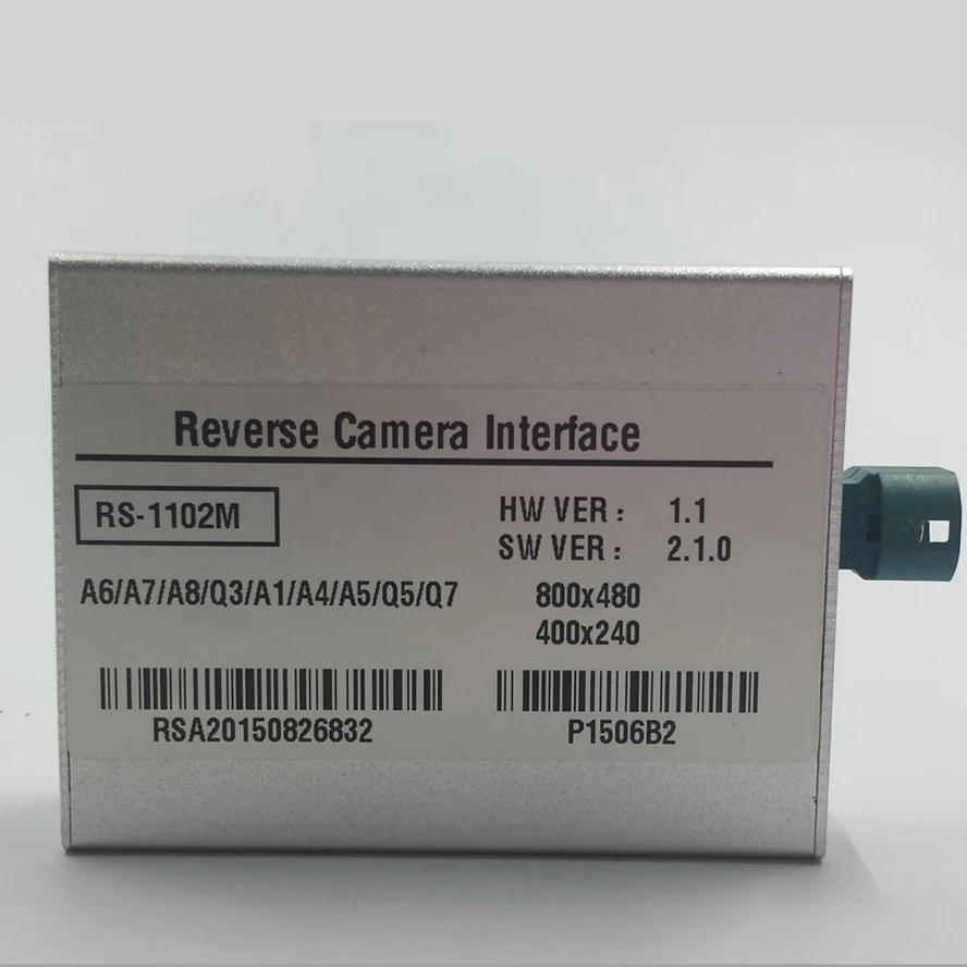 Car Smart Reverse Camera Interface For Audi Avant A4 B8(8K) 2013 3G MMI With Parking Guidelines
