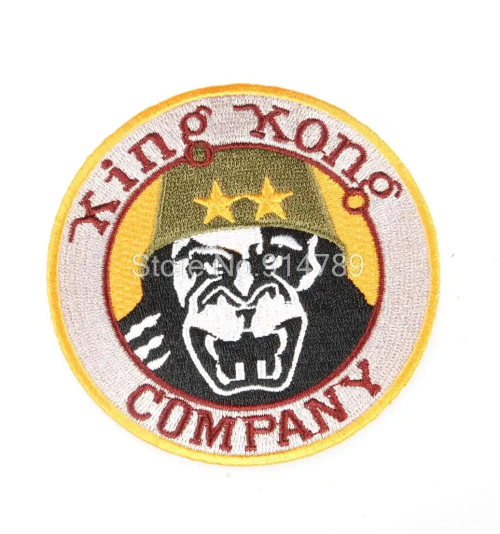 Вышивальный патч DENIRO TRAVIS Bicle KING KONG|embroidery wool|embroidery patterns for neckembroidery fabric |
