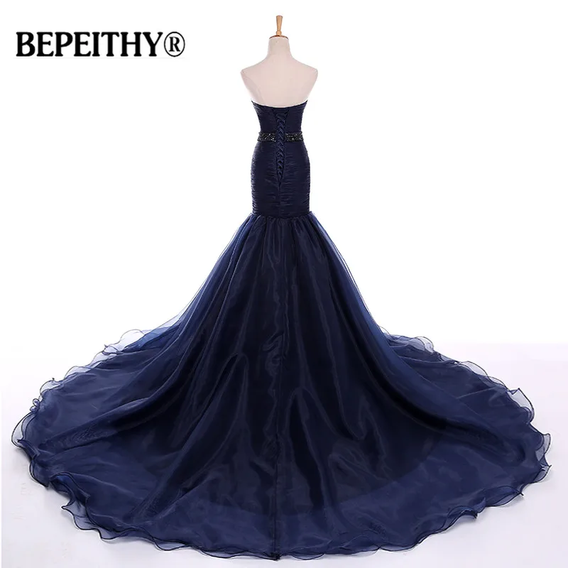 Robe De Soiree, длинное вечернее платье русалки, органза, шнуровка сзади, быстрая,, красные официальные платья, vestido de festa