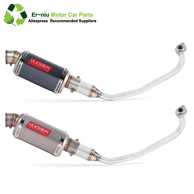 

PCX 125 150 Motorcycle Scooter Exhaust Muffler Full System Middle Pipe Slip-On Escape Fit For HONDA PCX125 PCX150