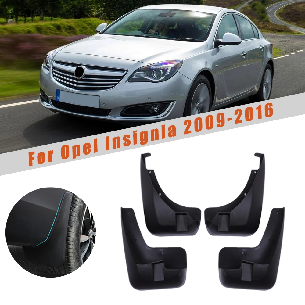 Car Mudguards For O pel Mokka X,For Vauxhall//O pel,For Encore 2013-2018 New Black Front And Rear Wide Mudflaps Complete With Mounting Screws Easy Fit Splash Guards//Fender Flares 4 Pieces Set